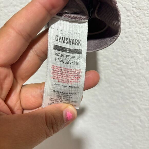 Gymshark Womens  Leggings Purple Large Adapt Marl Seamless Stretch Mid-Rise - Picture 6 of 8